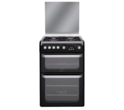 HOTPOINT  HUG61K Gas Cooker - Black